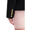 6-button crepe jacket for women