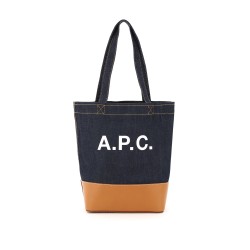 axel small denim tote bag