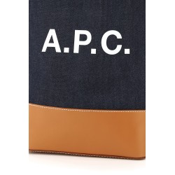 axel small denim tote bag