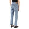 twisted seam cropped jeans