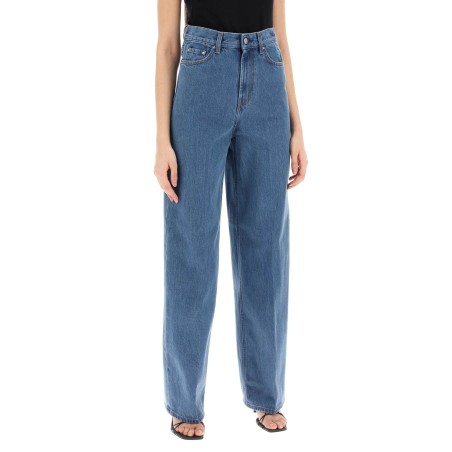 wide leg jeans in organic cotton