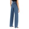 wide leg jeans in organic cotton