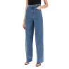 wide leg jeans in organic cotton