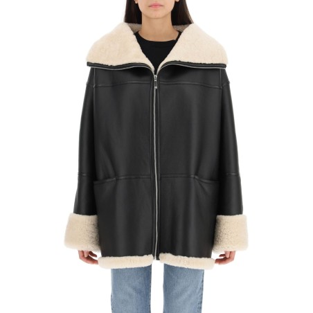 oversized shearling jacket