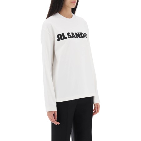 long-sleeved logo t-shirt