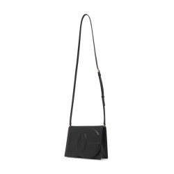 leather dg logo crossbody bag