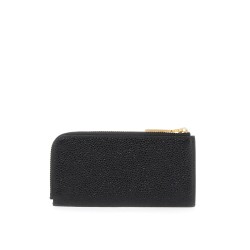 pebble grain leather cardholder