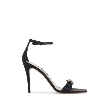 vlogo signature satin sandals