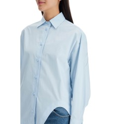 eliza shirt with shaped slit