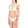 ribbed lycra bikini set with