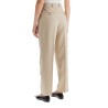 tailored linen blend trousers for men