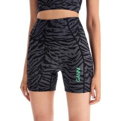 animal print sports shorts