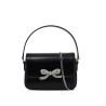 smooth leather micro handbag in 10 words