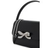 smooth leather micro handbag in 10 words