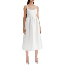 'diamond taffeta midi dress