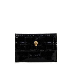 envelope skull cardholder