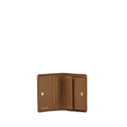 matelassé nappa leather small wallet