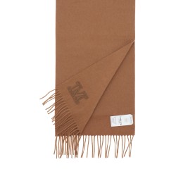 cashmere scarf with monogram