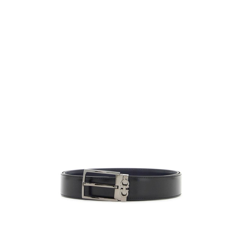 reversible belt with gancini