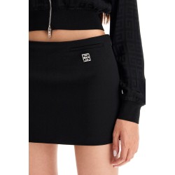 wool mini skirt with 4g