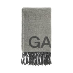 jacquard logo scarf