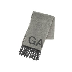 jacquard logo scarf