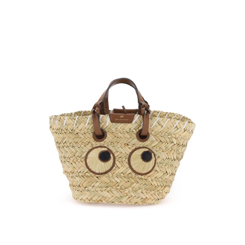 paper eyes basket handbag