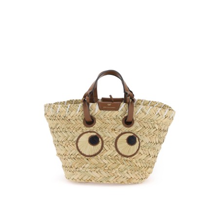 paper eyes basket handbag