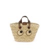 paper eyes basket handbag