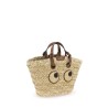 paper eyes basket handbag