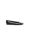 patent leather 'trompette' ballerina flats