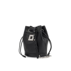 mini leather trã¨s vivier bucket bag