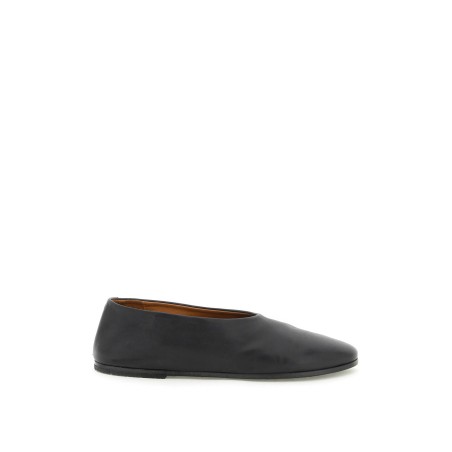 leather coltellaccio ballet flats