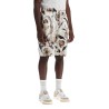 silk bermuda shorts with floral print set