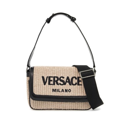 versace milano raffia bag