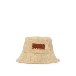 raffia bucket hat for