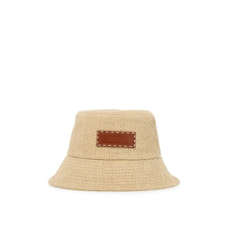 raffia bucket hat for