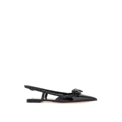 rockstud bow slingback