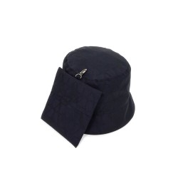 reversible bucket hat with pouch pocket