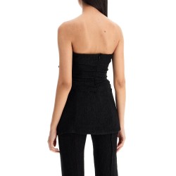 strapless viscose top for