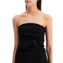 strapless viscose top for