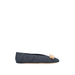 denim ballet flats for