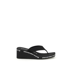 nylon wedge flip flops with