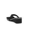 nylon wedge flip flops with