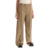 tailored wool blend trousers