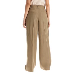 tailored wool blend trousers