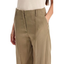 tailored wool blend trousers