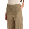 tailored wool blend trousers