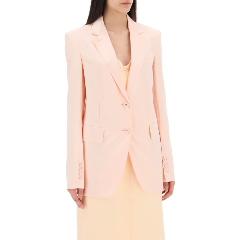 satin blazer for