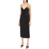 midi crêpe slip dress